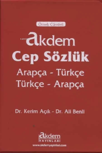 Akdem Cep Sözlük; Arapça Türkçe - Türkçe Arapça