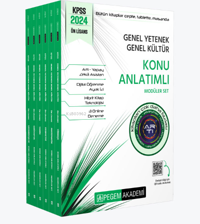 2024 KPSS Genel Yetenek Genel Kültür Önlisans Konu Anlatımlı Modüler Set