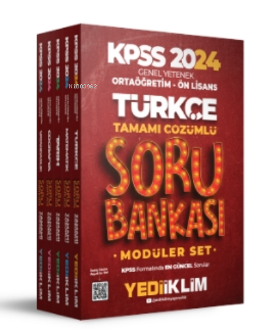 2024 KPSS Ortaöğretim-Önlisans Genel Yetenek Genel Kültür Tamamı Çözümlü Modüler