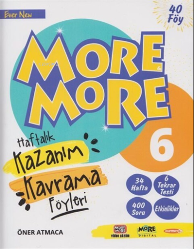 Kurmay ELT 6. Sınıf More & More Haftalık Kazanım Kavrama Föyleri