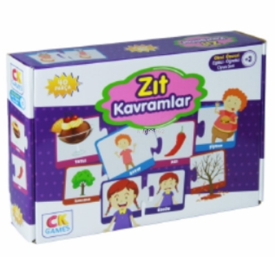 Zıt Kavramlar Okul Öcesi Oyun Seti 3+yaş;Zıt Kavramlar Okul Öcesi Oyun Seti 3+yaş